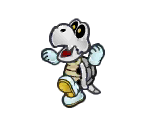 Paper Dry Bones - Mario & Luigi: Paper Jam