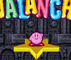 Title Screen - Kirby's Avalanche