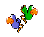 Squawks and Quawks (Super Mario World-Style) - Donkey Kong Customs