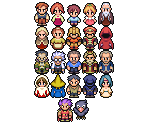 Non-Playable Characters - Final Fantasy Dimensions / Final Fantasy Legends (i-Mode)