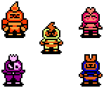 Five Dastardly Bombers (Bomberman 2 NES Style) - Bomberman Customs