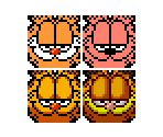 Garfield (Super Mario Bros. Crossover Icon-Style) - Garfield Customs