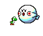 Balloon Boo (Yoshi's Island-Style) - Mario Customs