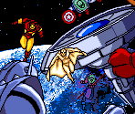 Scene 4 - The Giant Laser Cannon - Captain America and the Avengers