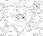 Pages (Air Island) - My Singing Monsters: Coloring Book