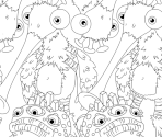 Pages (Cave Island) - My Singing Monsters: Coloring Book