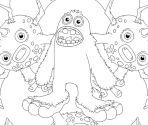 Pages (Cold Island) - My Singing Monsters: Coloring Book