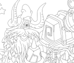 Pages (Starhenge) - My Singing Monsters: Coloring Book