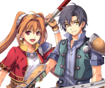 Menu and Status Portraits - Trails in the Sky 1st Chapter