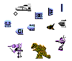 Enemies & Bosses - Transformers: The Headmasters