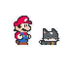 Mario (Super Cat Tales Style) - Mario Customs