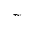 Font - James "Buster" Douglas Knockout Boxing