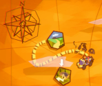 World Map - Crushed In Time