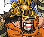 #4591 - Hajrudin - Captain of the New Giant Pirate Crew - One Piece: Treasure Cruise