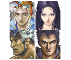 Character Portraits - Final Fantasy II