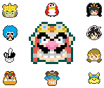 Character Icons (WarioWare: Get It Together!) - Wario Customs