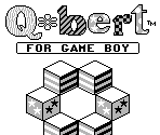 Title and Options Screens - Q*Bert for Game Boy