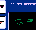 Weapon Select Screen - Journey to Silius