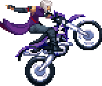 Kumori (Default Outfit, Motorcycle Section) - Ninja Gaiden: Ragebound