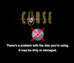 Disc Error Screen - Curse: The Eye of Isis