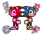 Sonic (Super Mario Sonik 2 (FC) Bootleg, Super Mario World (MD) Bootleg-Style) - Sonic the Hedgehog Customs