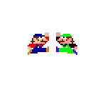Mario & Luigi (Small, Mario Bros.-Style) - Mario Customs
