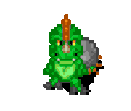 Rock Throwing Dino - Dragon Ball Z: The Legacy of Goku II
