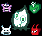 Enemies (Chapter 1, Dialogue Sprites) - Deltarune Customs