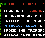 Story / Treasures Screens - The Legend of Zelda