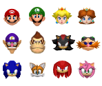 Character Icons - Mario & Sonic at the London 2012 Olympic Games