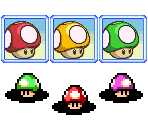 Basic Mushrooms (PMD Style) - Mario Customs