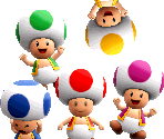 Toads - Super Mario Run