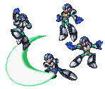 X (Gaea Armor, PS1-Style, Expanded) - Mega Man X Customs