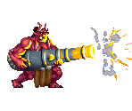 Cannon Demon - Ninja Gaiden: Ragebound