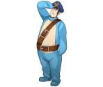 Mike Meekins (Blue Badger) - Ace Attorney Investigations Collection