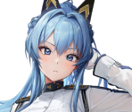 Helm: Aquamarine - Goddess of Victory: Nikke