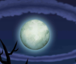 Ghost House (Haunted Forest) Background - Super Mario Run