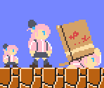 Hitori Gotoh (Super Mario Bros. 1 NES-Style) - Bocchi the Rock! Customs