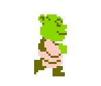 Shrek (Super Mario Bros NES-Style) - DreamWorks Customs