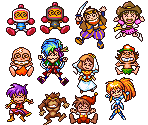 Draw / Bomber Catcher Characters - Saturn Bomberman