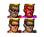 Duke Nukem (Super Mario Bros. Crossover Icon-Style) - Duke Nukem Customs