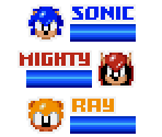 Common HUD Elements - SegaSonic the Hedgehog
