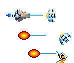 Gradius (General Sprites) - Legend of the Mystical Ninja / Ganbare Goemon