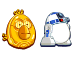C-3PO & R2-D2 - Angry Birds Star Wars