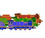 Mike, Rex and Bert (SMB1 NES-Style) - Thomas the Tank Engine Customs