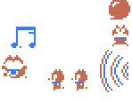 General Sprites (SGB) - Namco Gallery Vol. 1 (JPN)