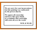 Censored Painting - The Museum of Anything Goes