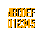 Font - Ayrton Senna's Super Monaco GP II