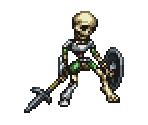 Bone Soldier (Spear) - Suikoden STAR LEAP
