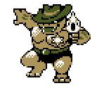 #0067 Sheriff Machoke (Anime, G/S/C-Style) - Pokémon Generation 1 Customs